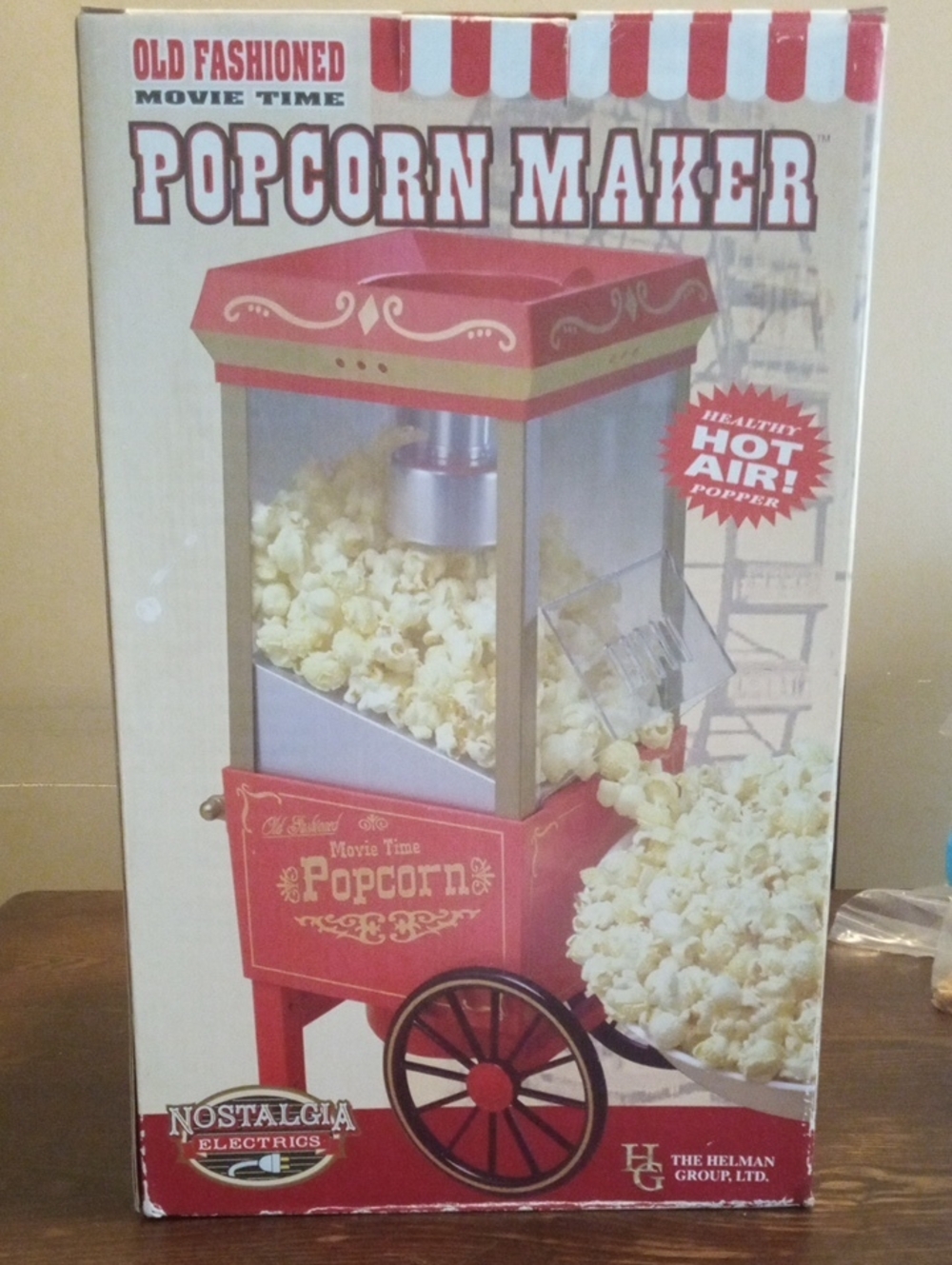 Nostalgia Electrics Popcorn Maker - Old Fashioned Movie Time